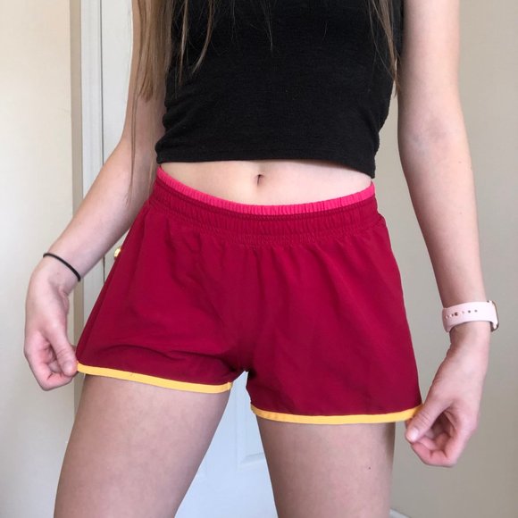 Reebok Red Athletic Shorts - Picture 2 of 5